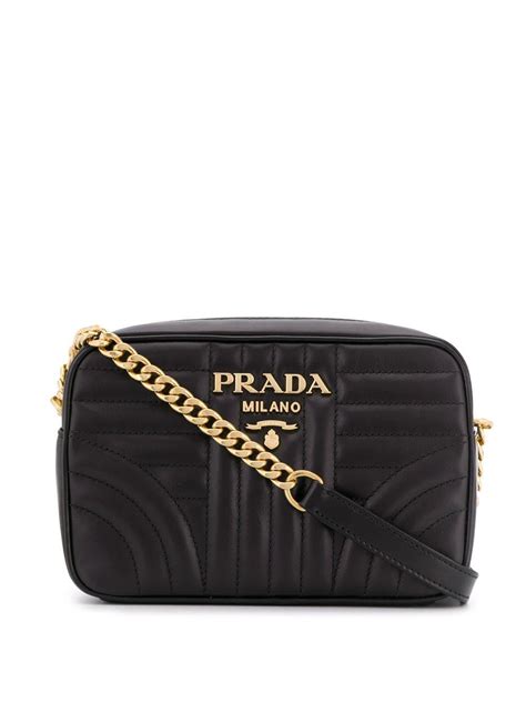 prada black diagramme chain shoulder bag|Prada emblem shoulder bag.